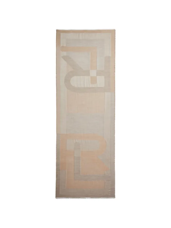Ralph Lauren Collection Geometric Scarf in Neutrals