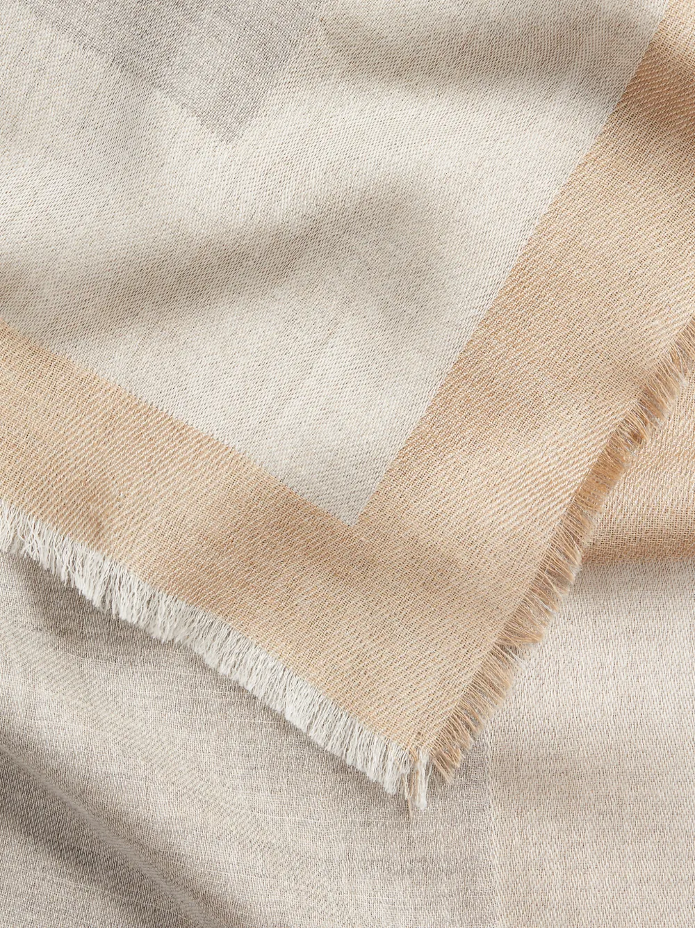Ralph Lauren Collection Geometrische sjaal Beige