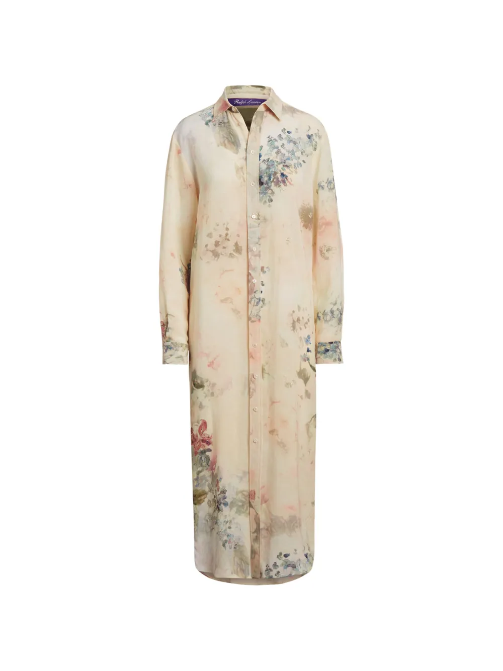 Ralph Lauren Collection floral midi shirt dress - Toni neutri