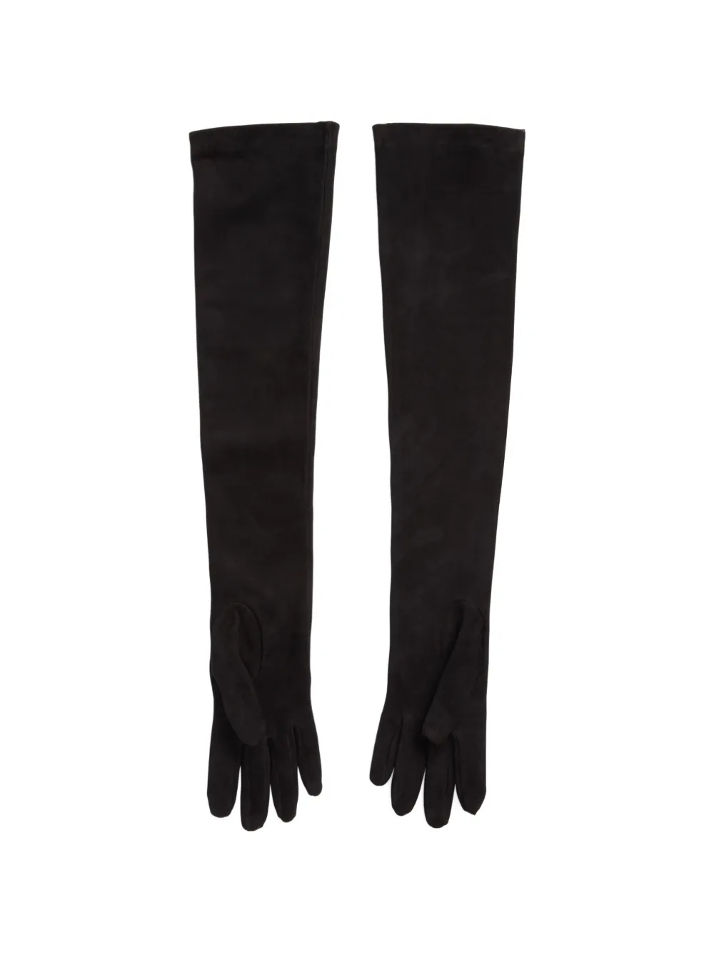 Ralph Lauren Collection suede gloves - Nero