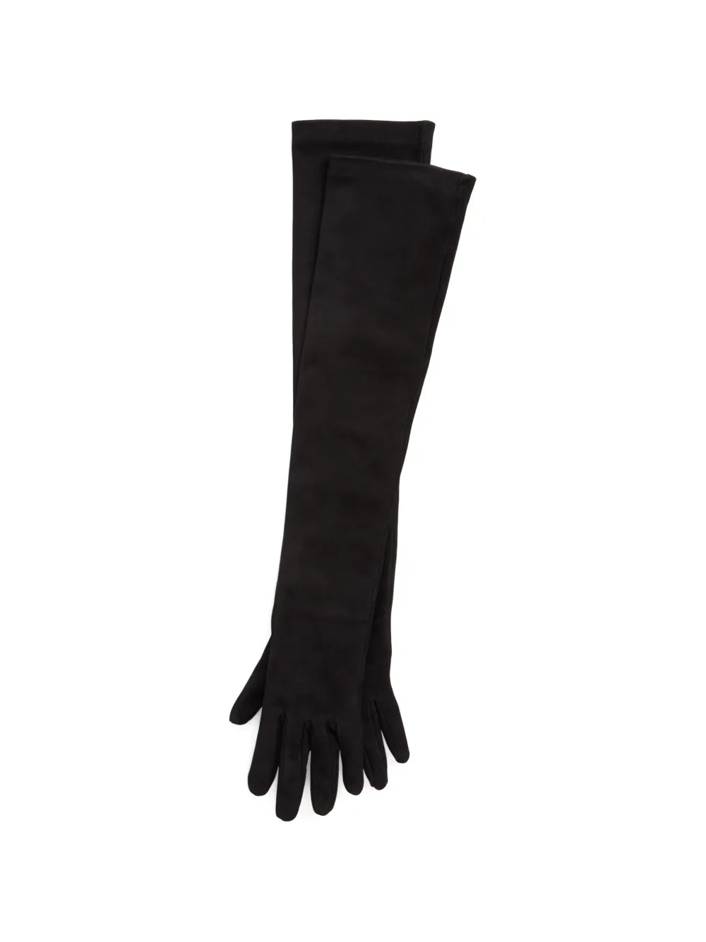 Ralph Lauren Collection Suède handschoenen Zwart