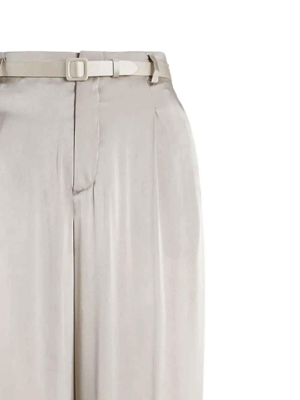 Ralph Lauren Collection Broek met ceintuur Beige