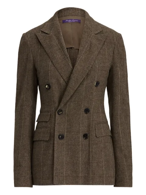 Ralph Lauren Collection double-breasted pinstripe-pattern blazer