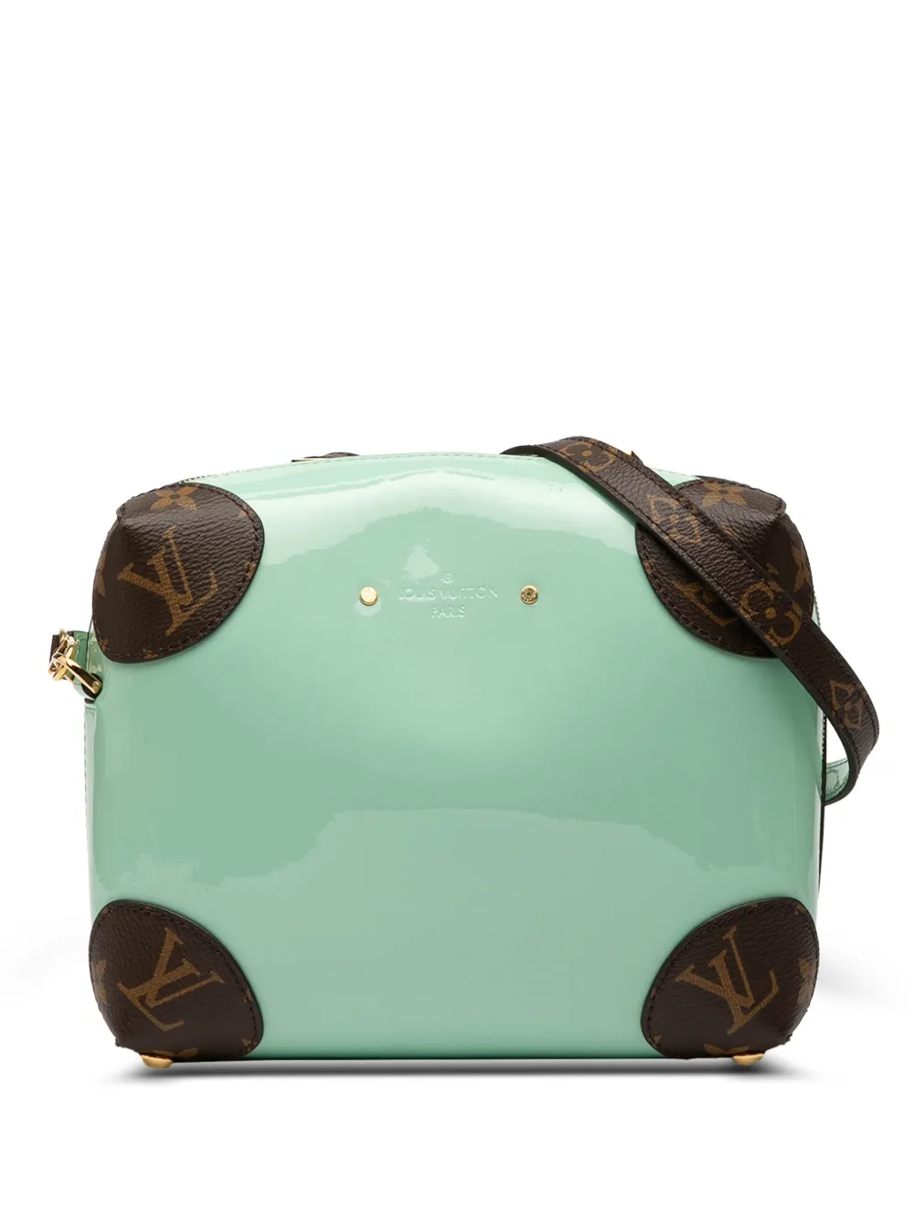 Louis Vuitton Pre-Owned 2018 Vernis Miroir Venice crossbody bag - グリーン Louis Vuitton Pre-Owned 2018 Vernis Miroir Venice crossbody bag - グリーン