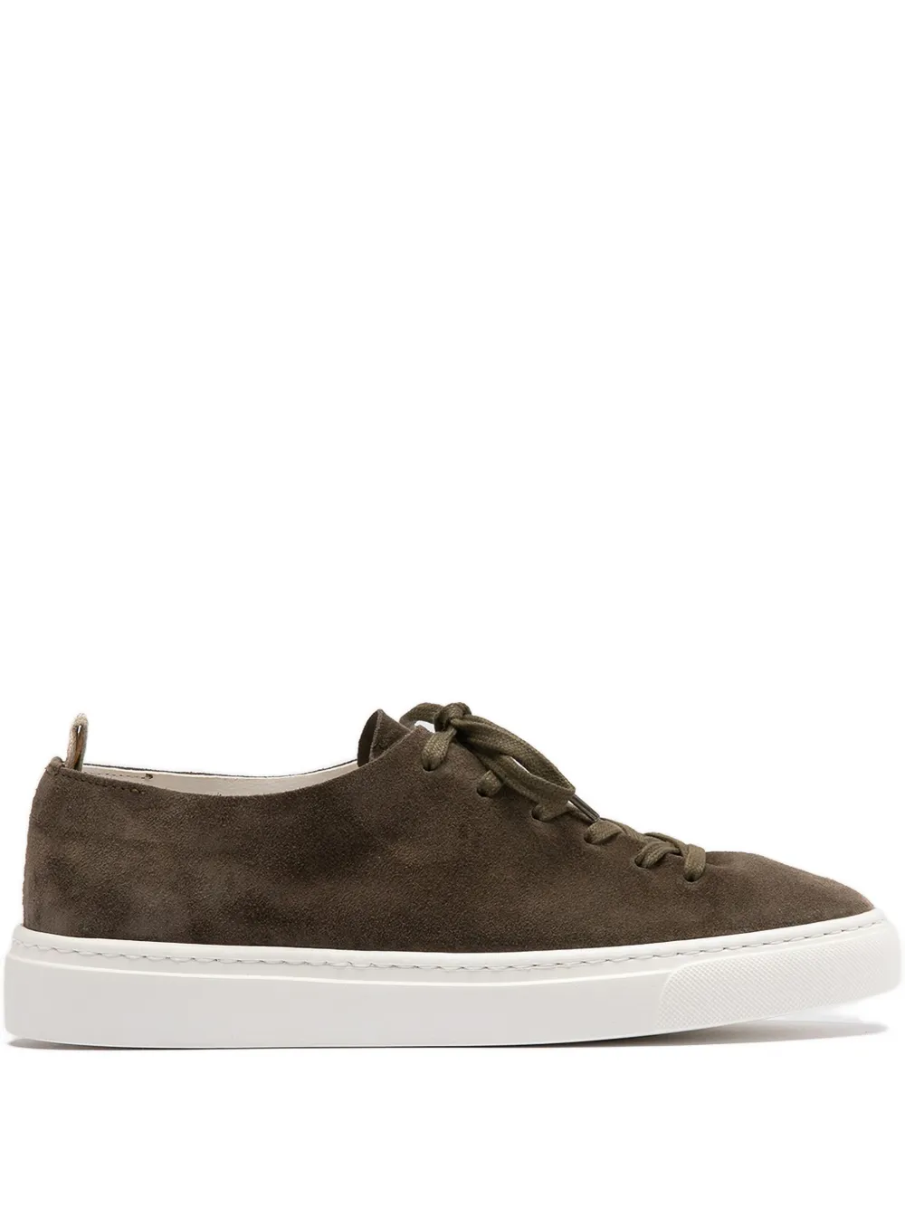 Officine Creative Leggera 001 suède sneakers Groen