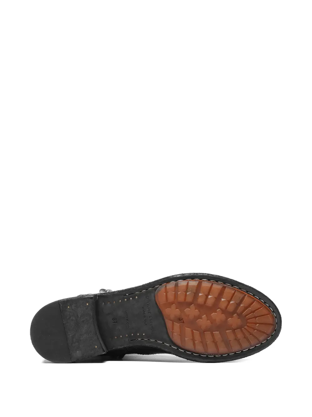 Officine Creative Leren enkellaarzen Zwart