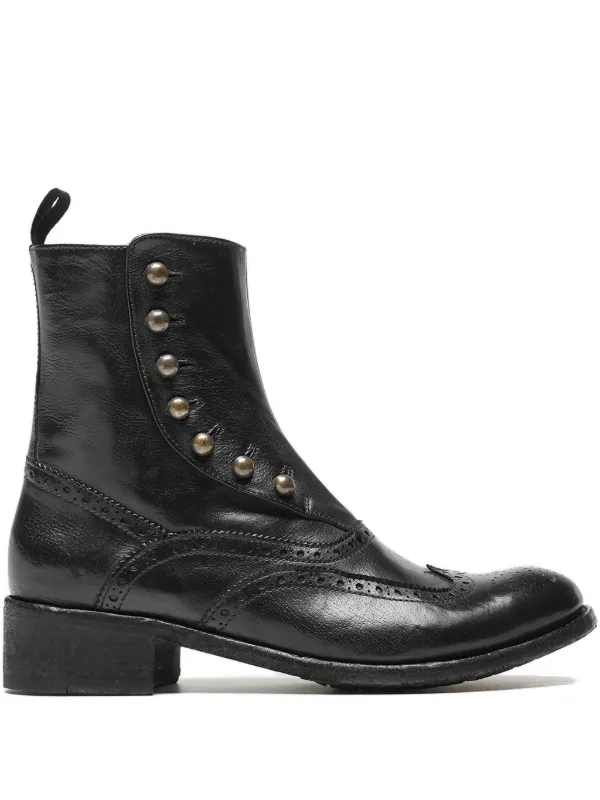 Officine Creative レザー アンクルブーツ | ブラック | FARFETCH JP