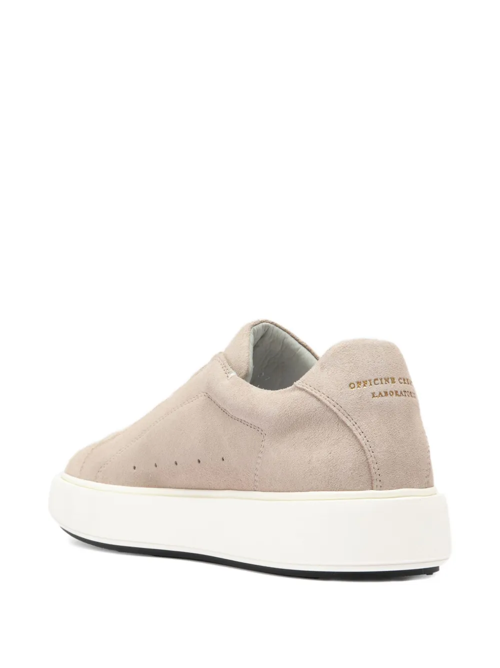 Officine Creative Slouch leren sneakers Beige