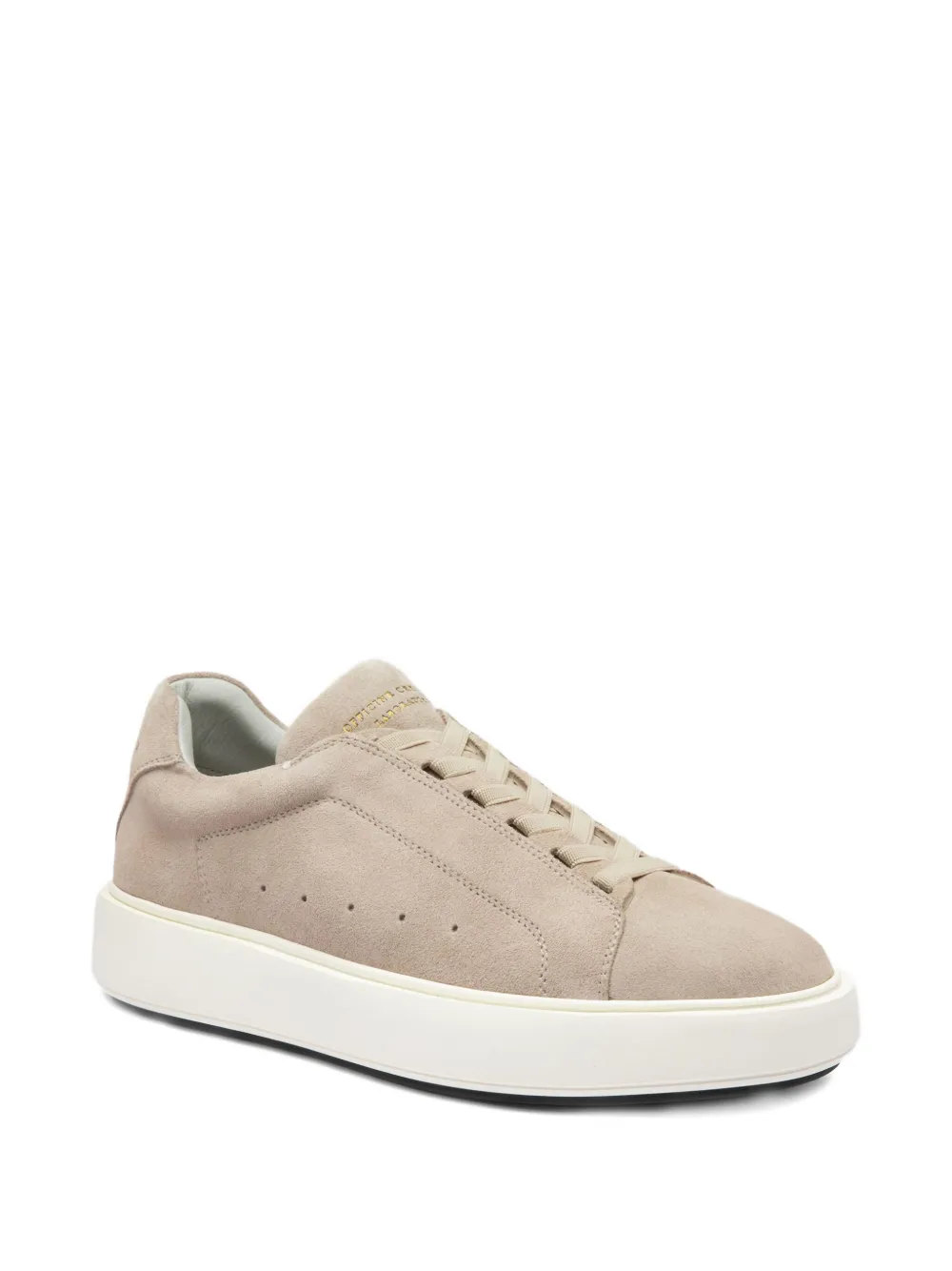 Officine Creative Slouch leather sneakers - Beige