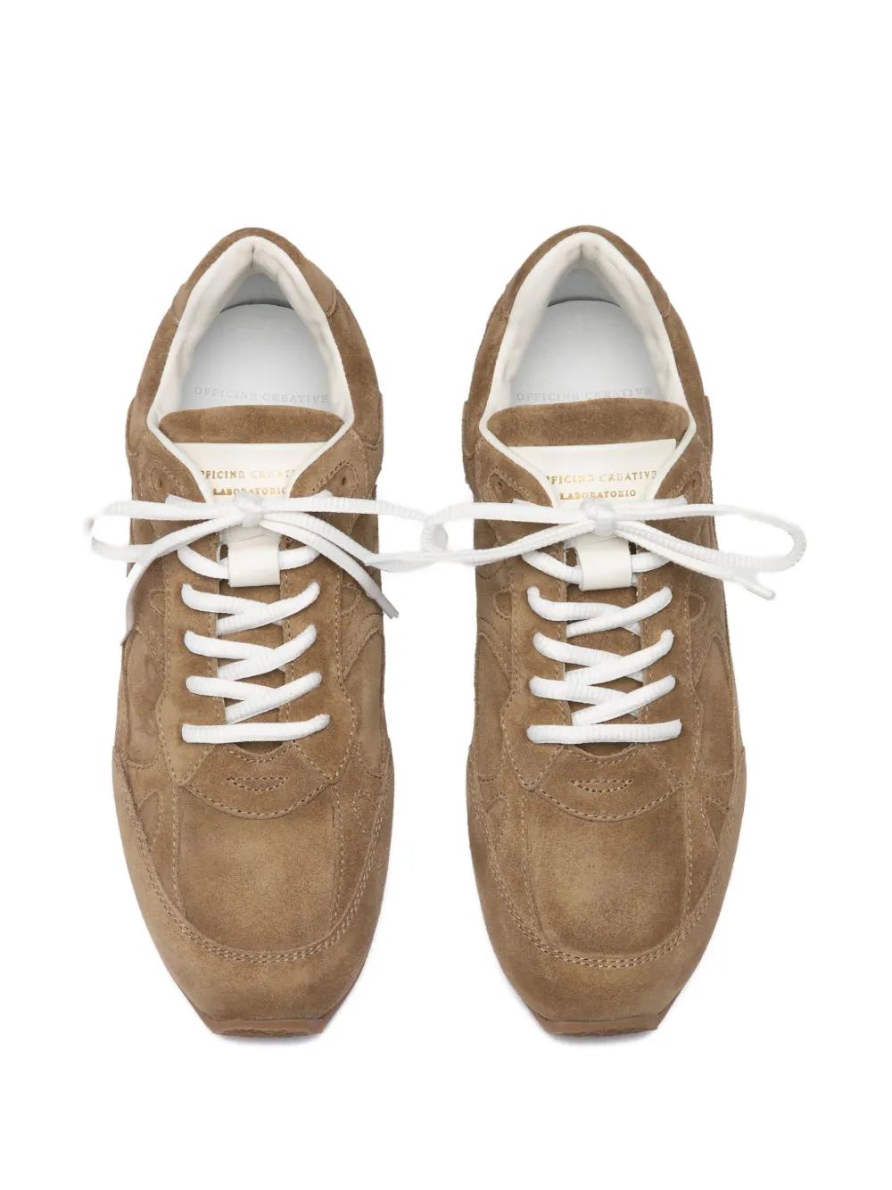 Officine Creative Away 101 Lace-up Sneakers In Brown