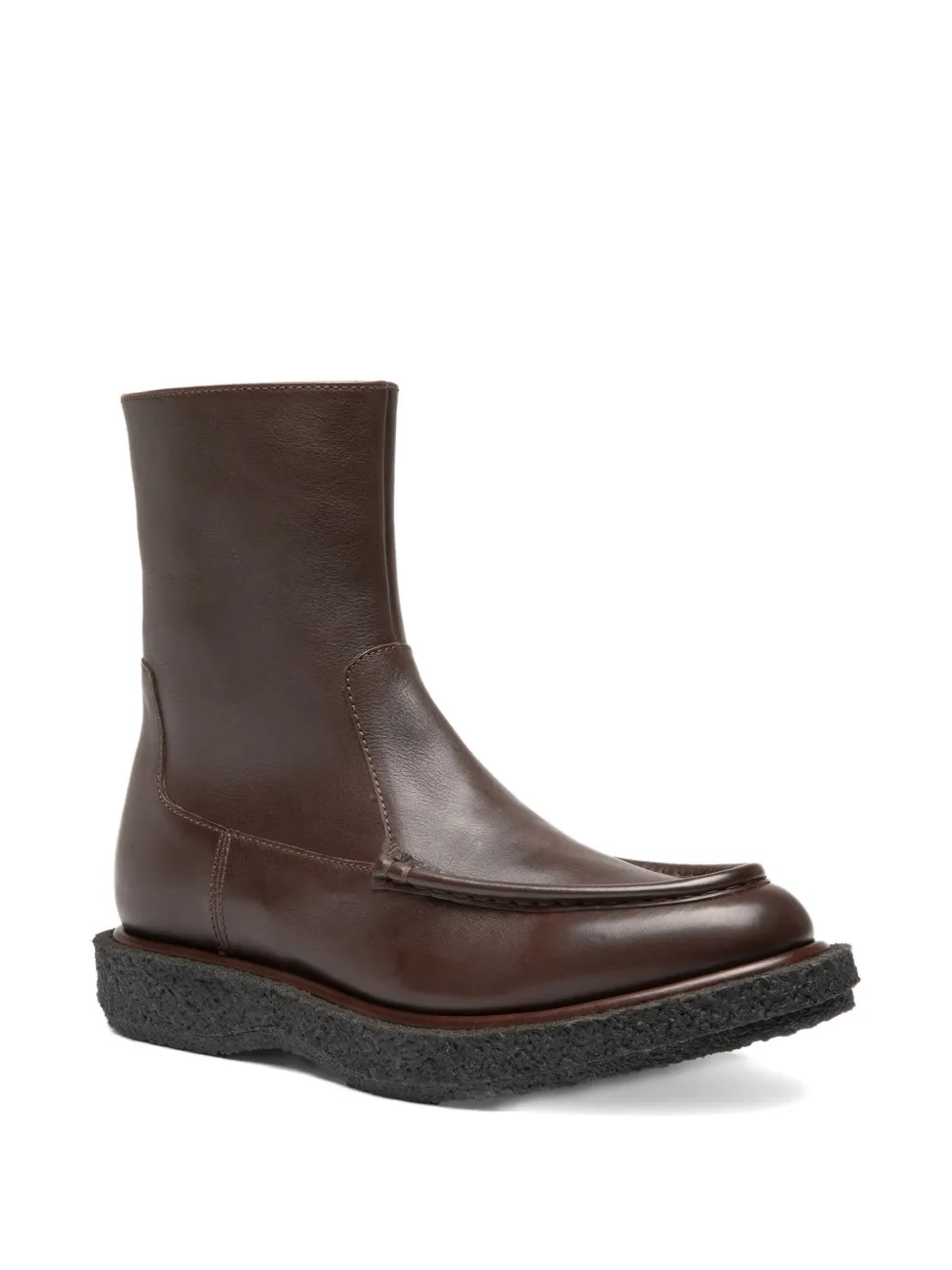 Officine Creative Leren enkellaarzen Bruin