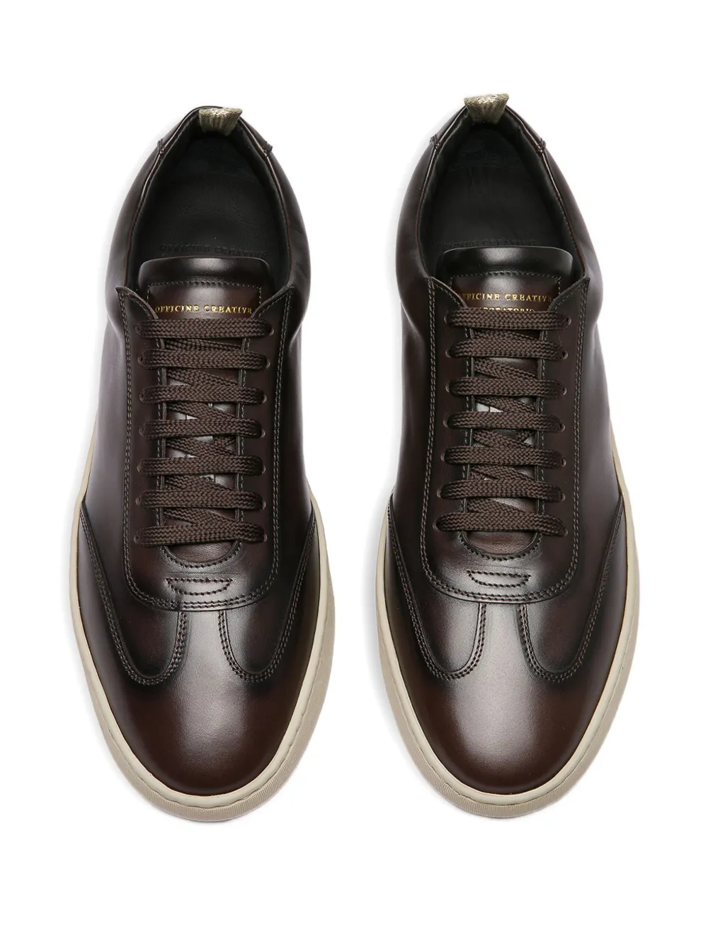 Officine Creative Leren sneakers Bruin