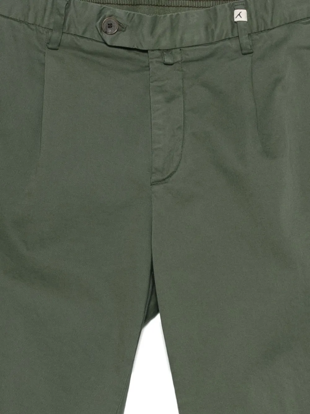Myths Zeus-p Buttoned Pleated Trousers In Green