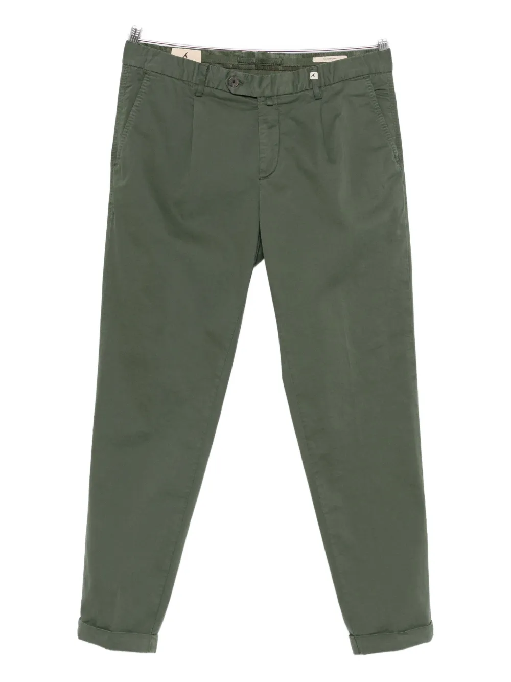 Myths Zeus-p Buttoned Pleated Trousers In Green
