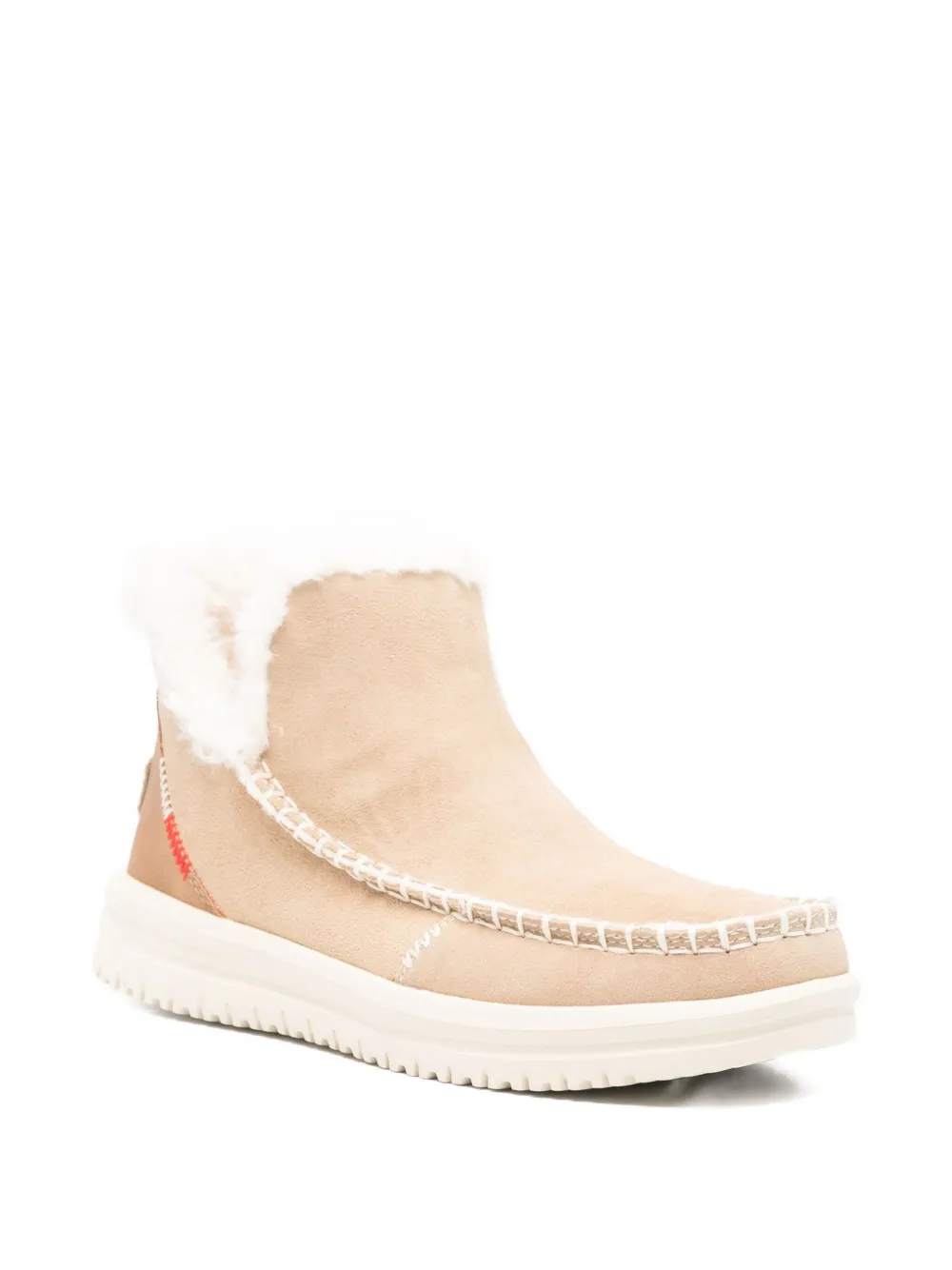 Hey Dude Camden Suede Boots In Neutral