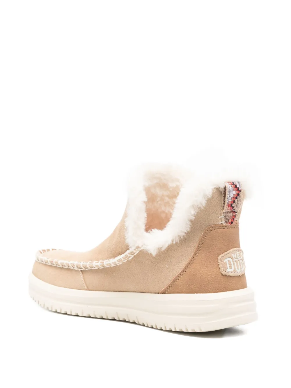 Hey Dude Camden Suede Boots In Neutral