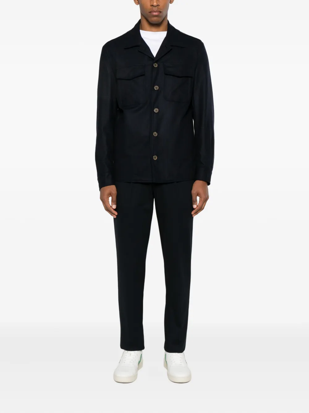 Myths flap-pockets buttoned overshirt | Shirt Jackets | Image 2