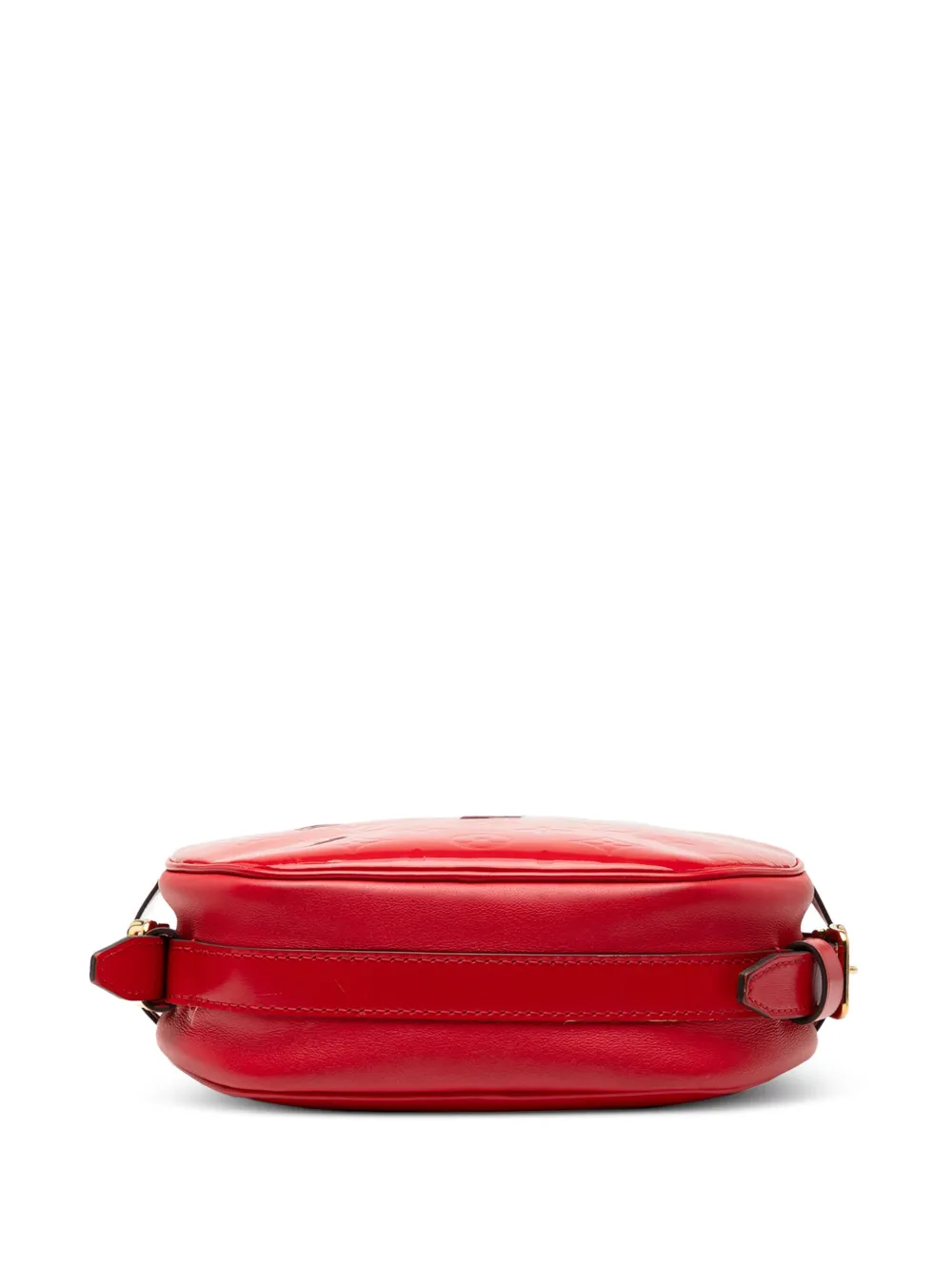 Louis Vuitton Pre-owned 2019 Monogram Vernis Boite Chapeau Souple PM Crossbody Bag in Red, view 4