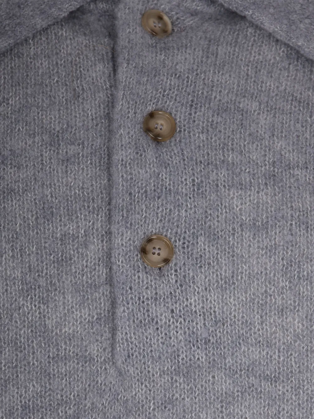 BOSS Zilveren trui met knopen Grijs