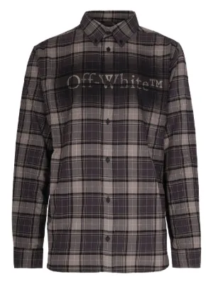 Off-White チェック シャツ | グレー | FARFETCH JP Off-White チェック シャツ | グレー | FARFETCH JP