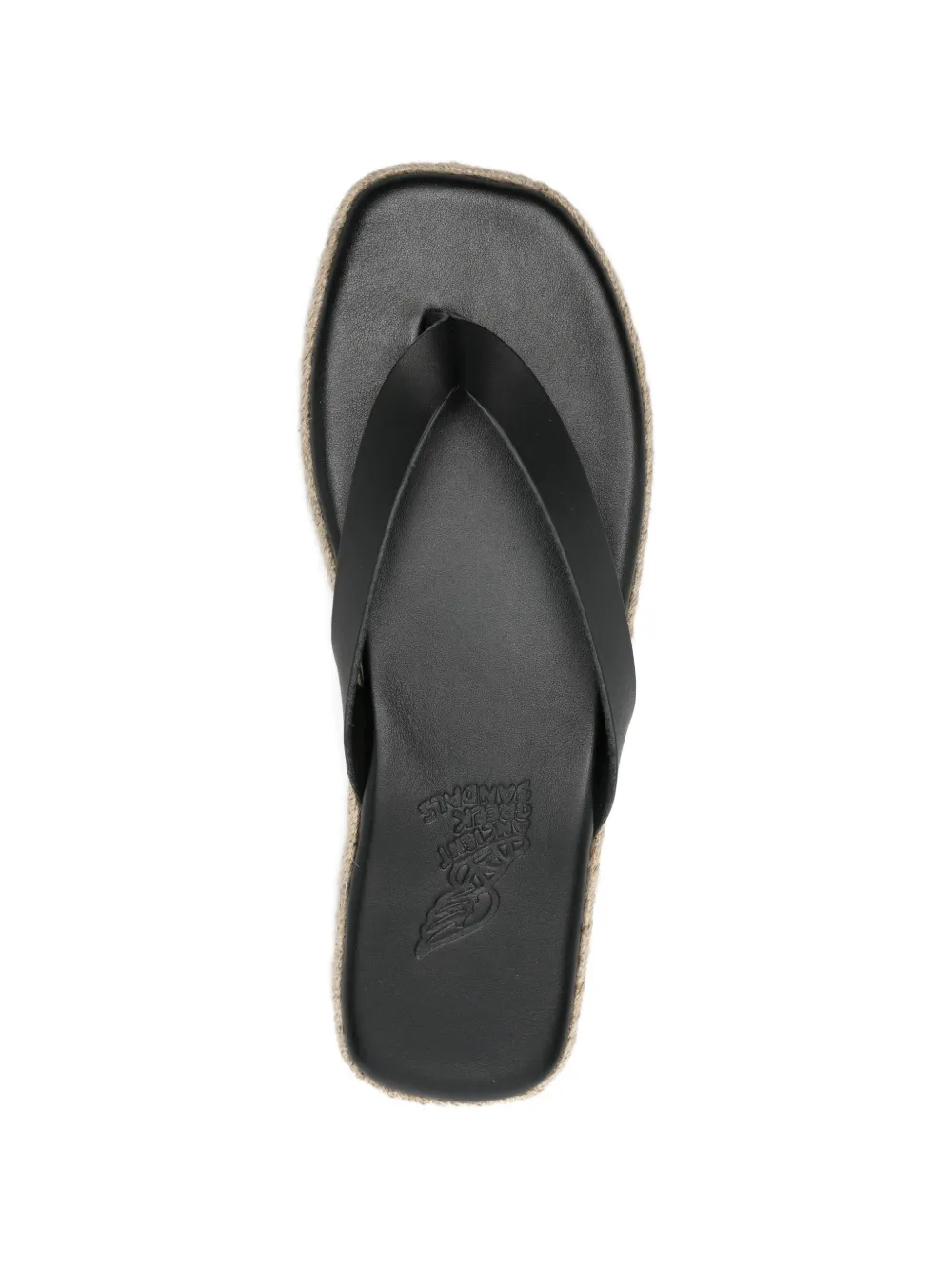 Ancient Greek Sandals espadrille solon sandals Zwart
