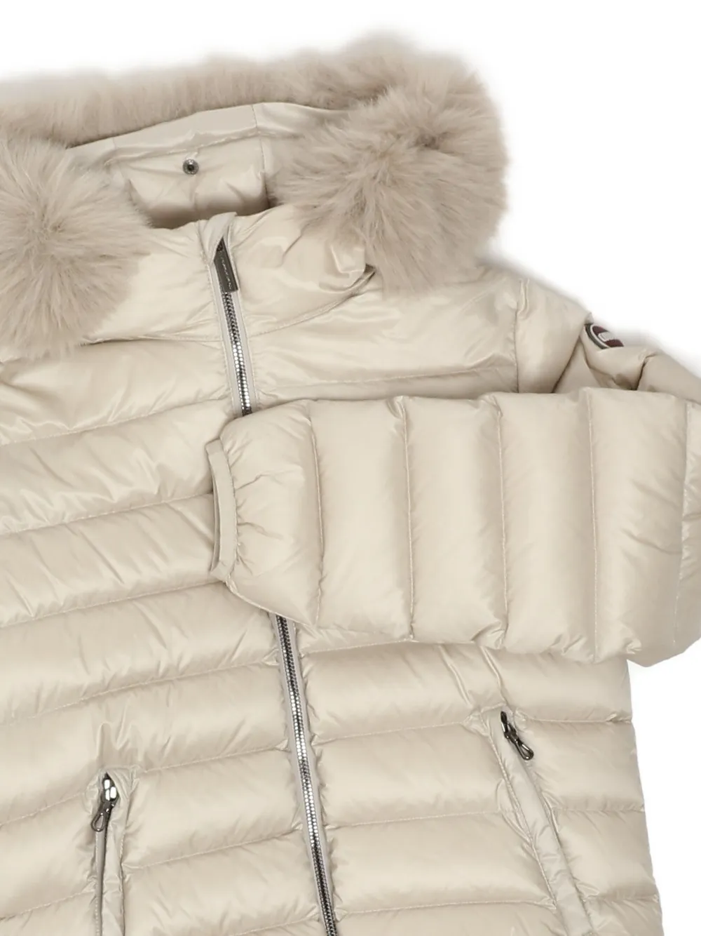 Colmar Hooded Padded Jacket In Neutral