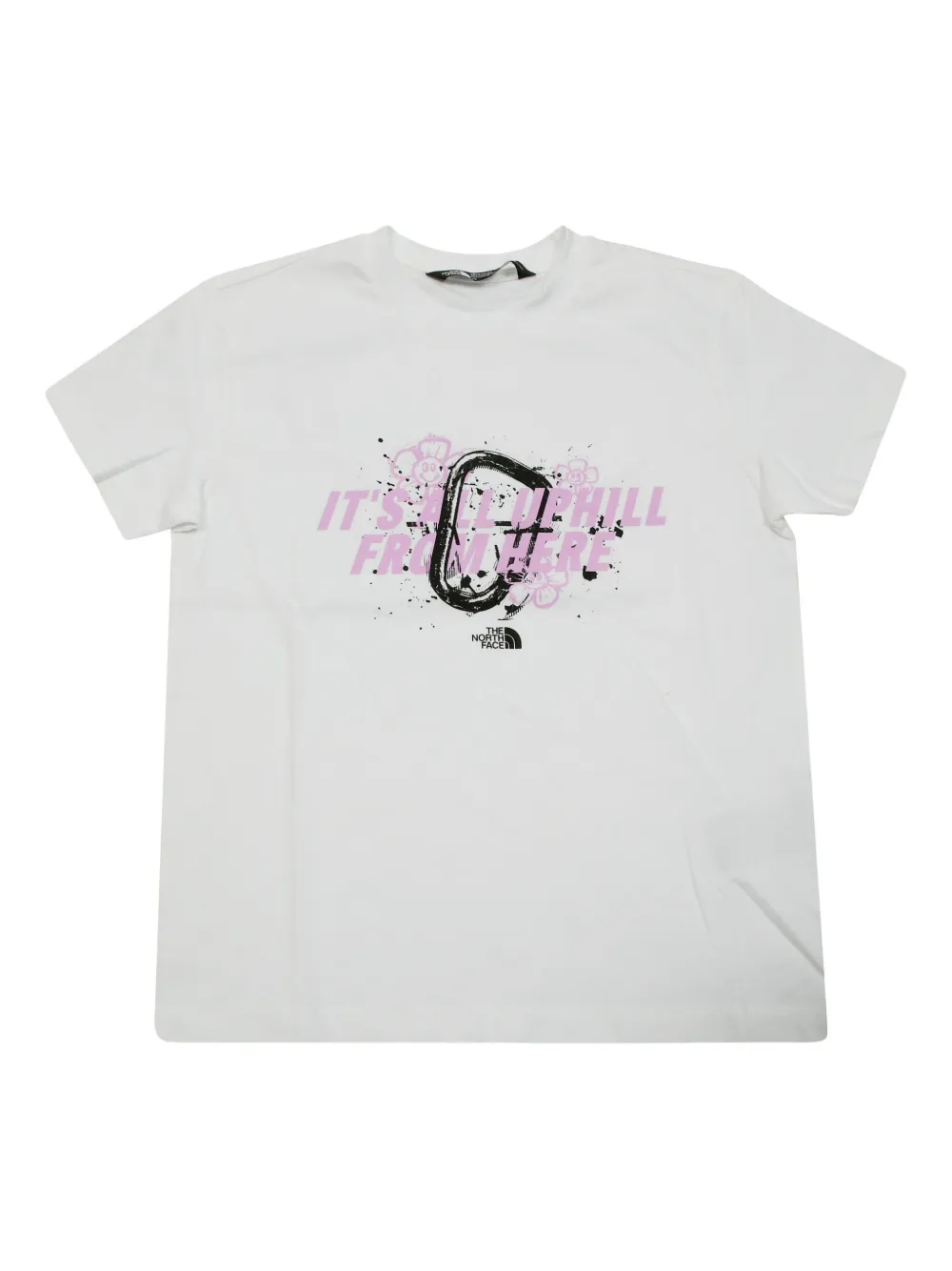 The North Face Kids グラフィック Tシャツ - ホワイト The North Face Kids グラフィック Tシャツ - ホワイト