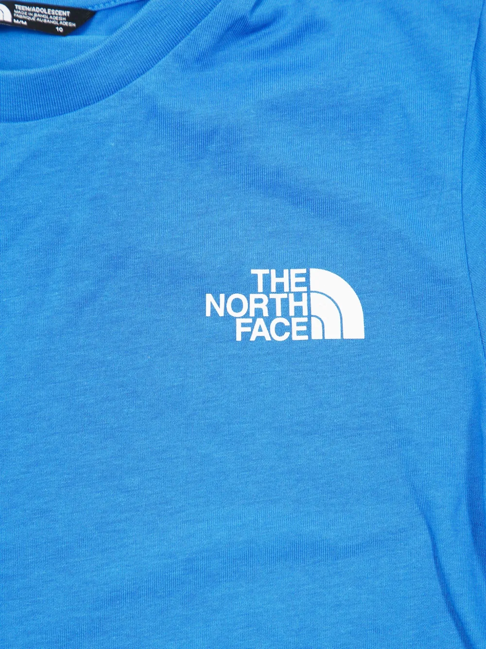 The North Face Kids T-shirt met logo Blauw