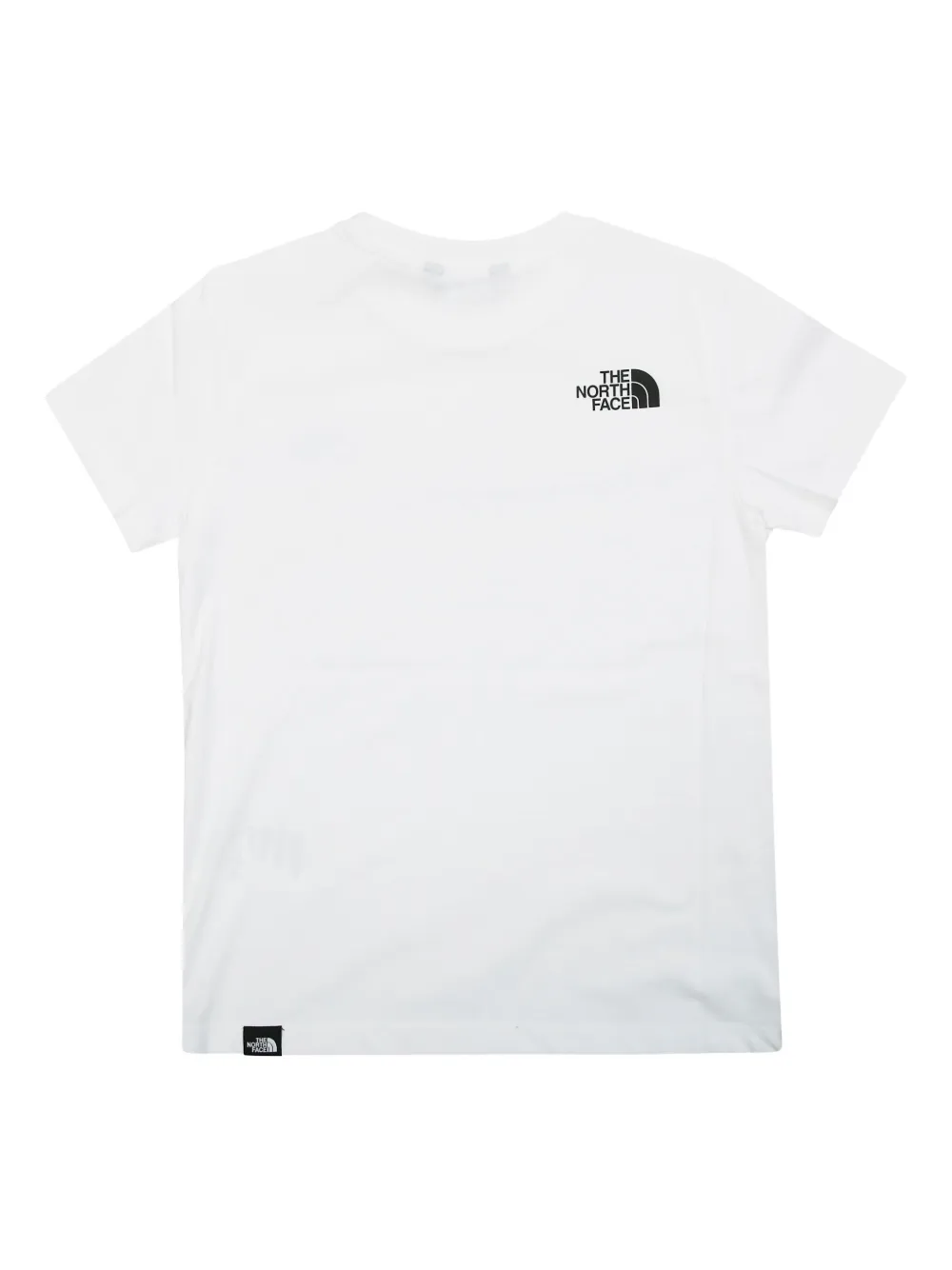 The North Face Kids T-shirt met ronde hals en korte mouwen Wit