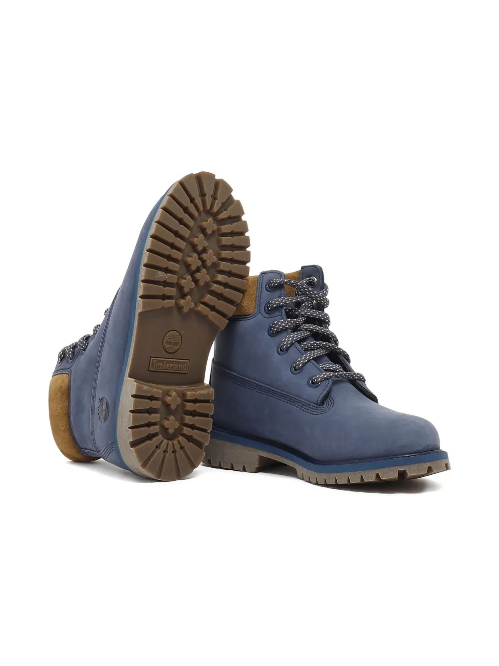 Timberland Kids Premium 6-Inch waterdichte enkellaarzen Blauw