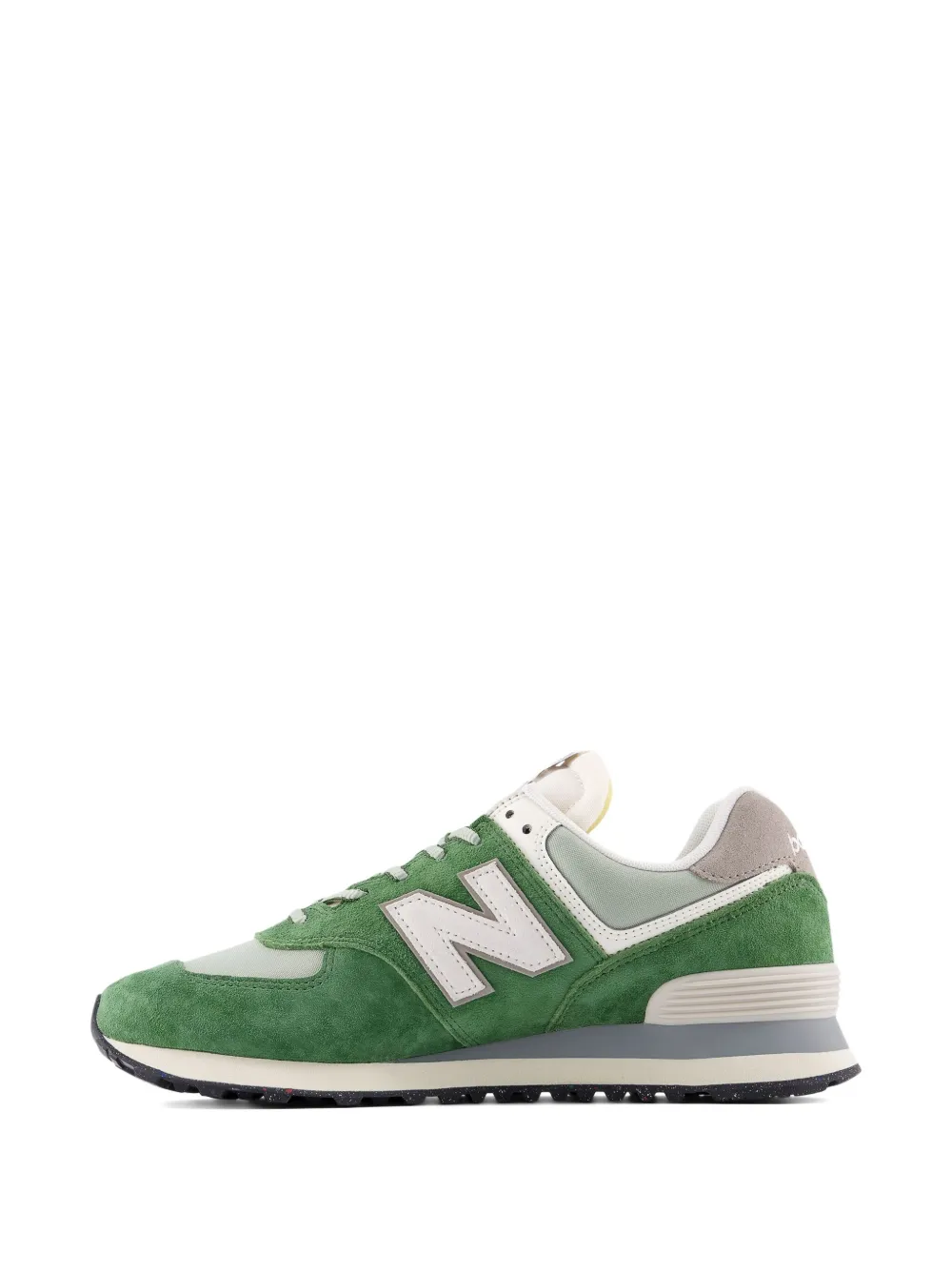 New Balance 574 logo-patch sneakers Groen