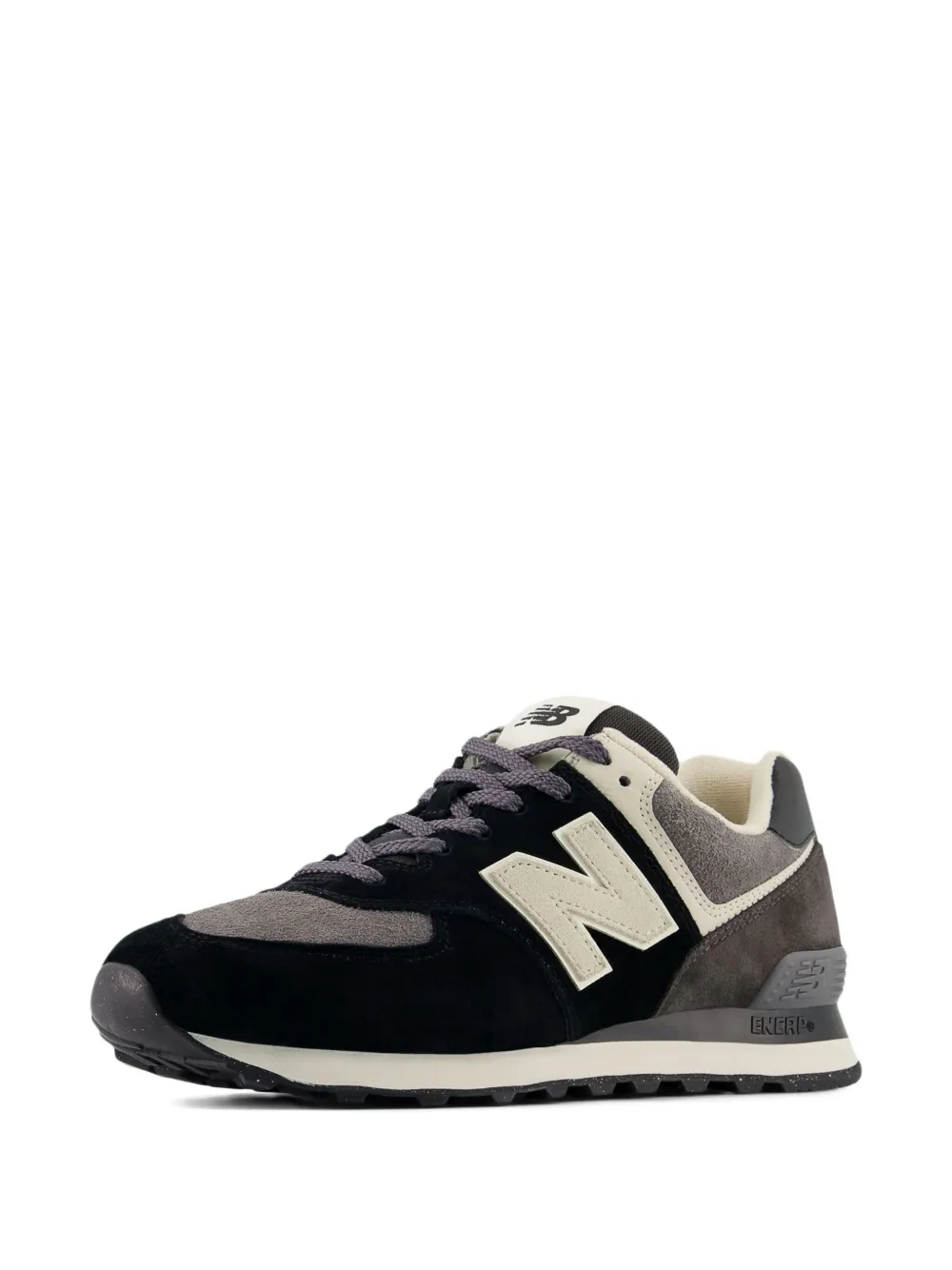New Balance 574 logo-patch sneakers Zwart