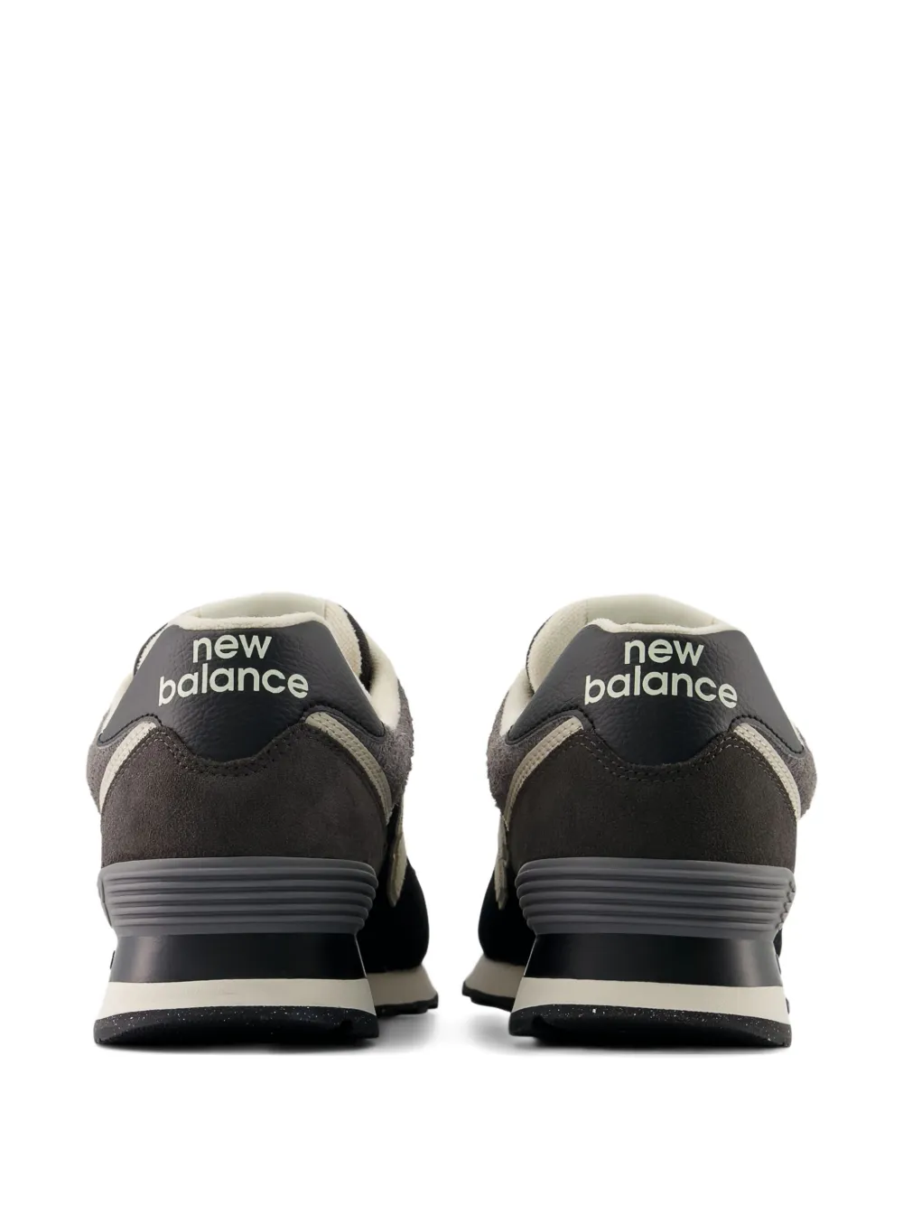 New Balance 574 logo-patch sneakers Zwart