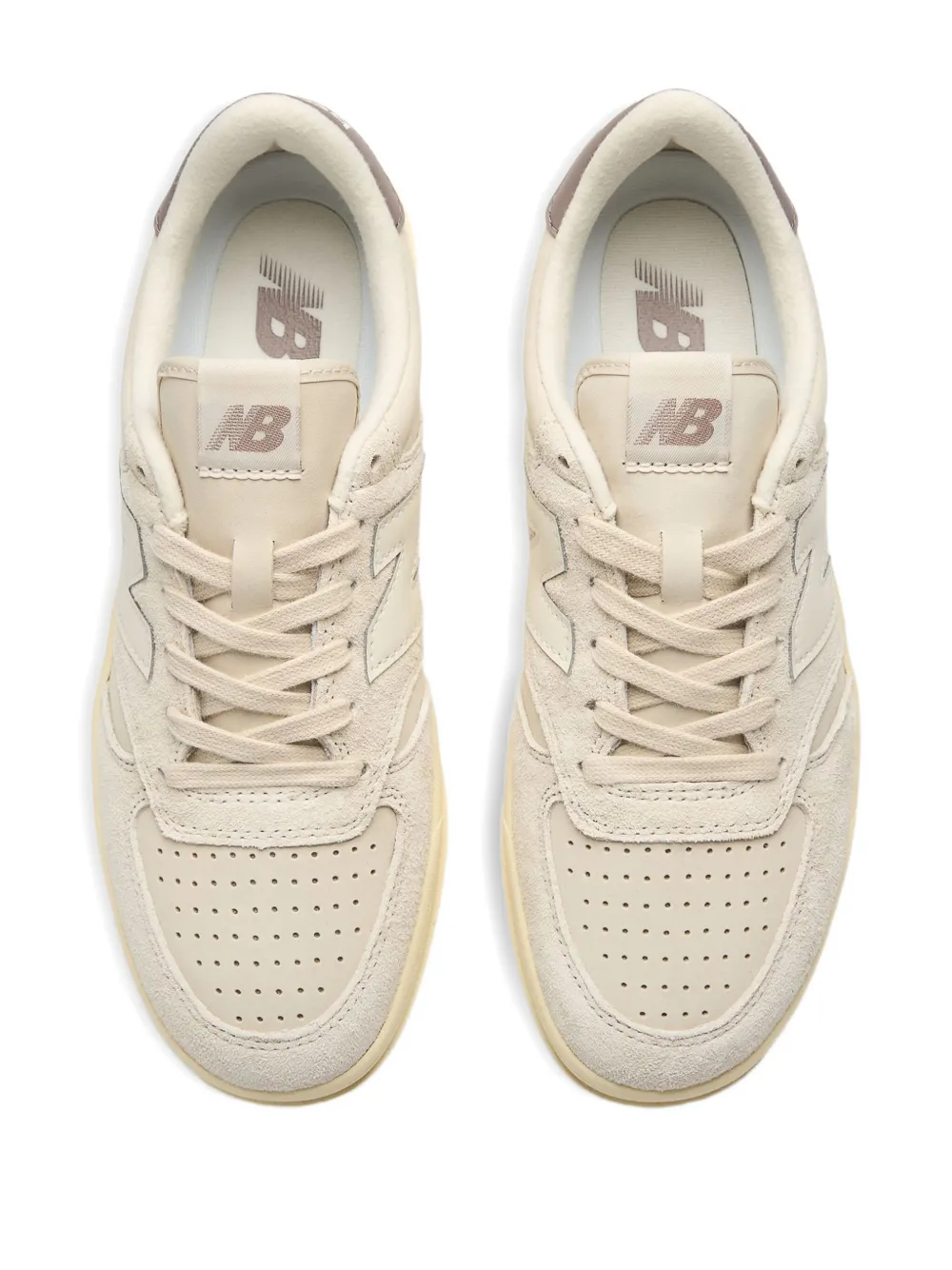 New Balance T500 perforated sneakers Beige