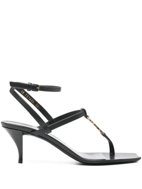 Saint Laurent Pre-Owned Cassandra 65mm leather sandals