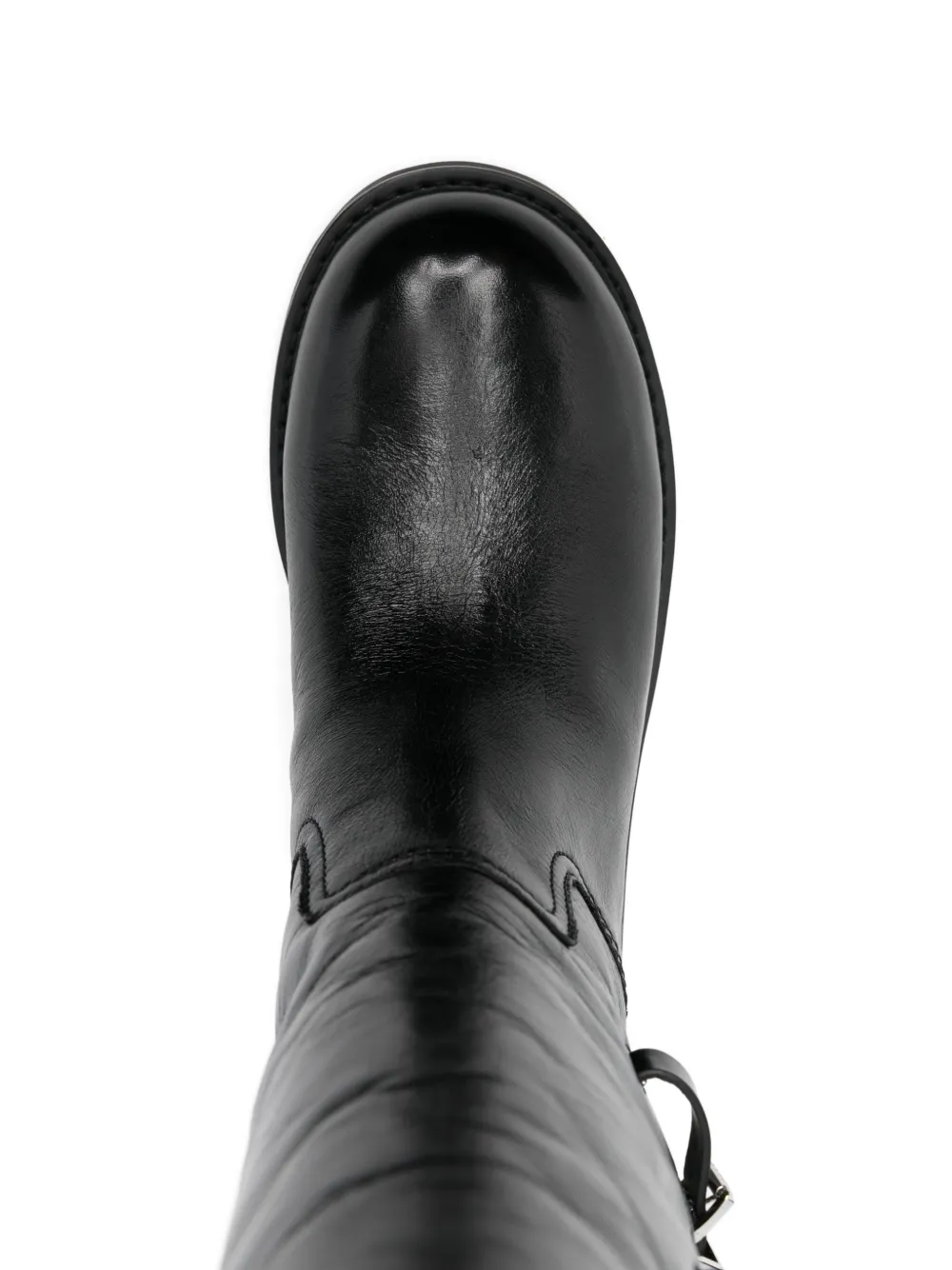 Michael Michael Kors 44mm Darrington Leather Boots In Black