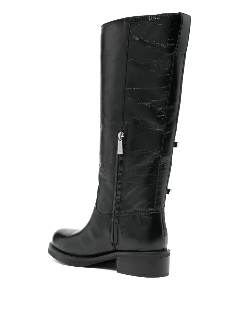 Michael Michael Kors 44mm Darrington Leather Boots In Black