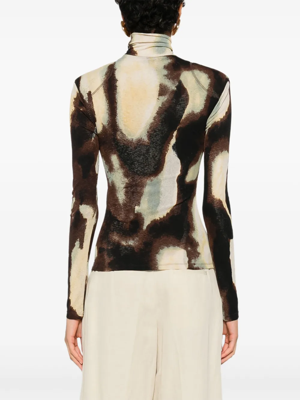 Nanushka Nayeli top met patroon Groen