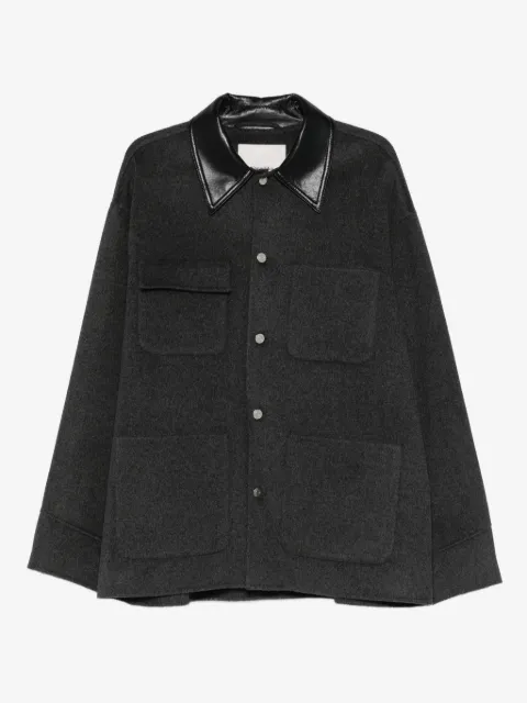Nanushka Camilo patch-pockets overshirt