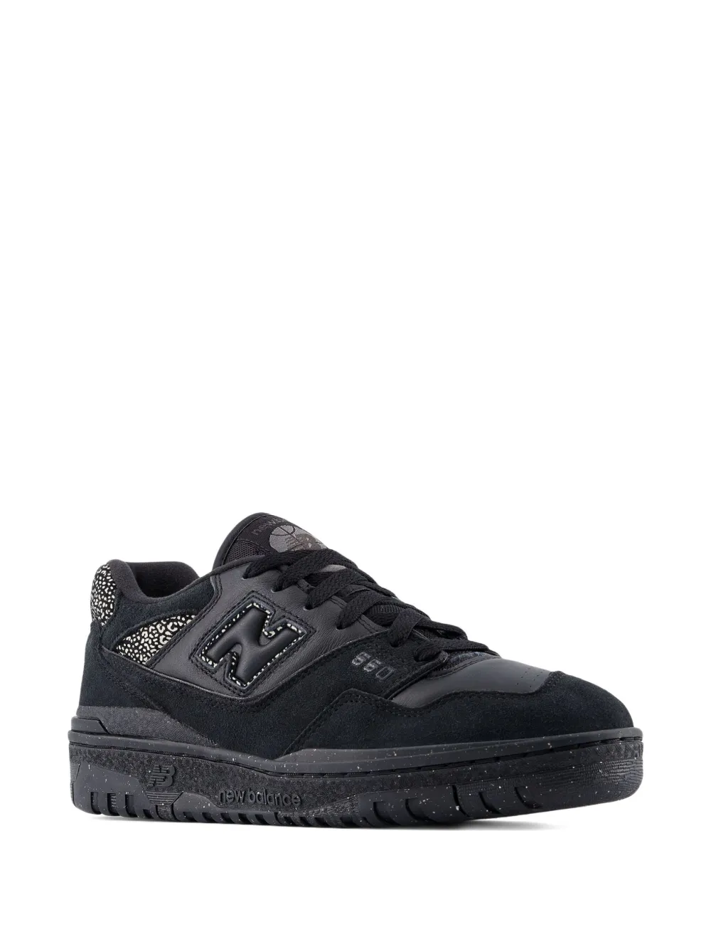 New Balance BBW550 leather panelled sneakers Zwart