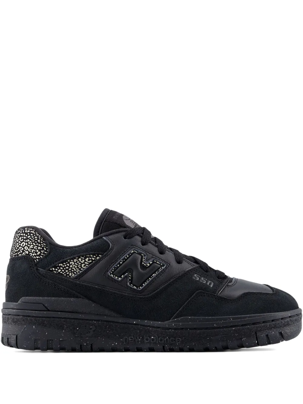New Balance BBW550 leather panelled sneakers Zwart