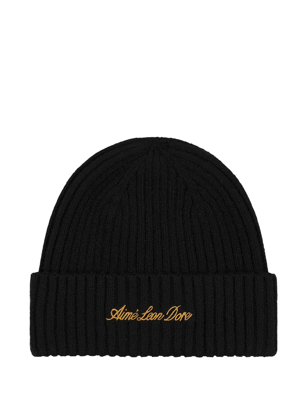 Aimé Leon Dore x Porsche logo-detail beanie - Zwart