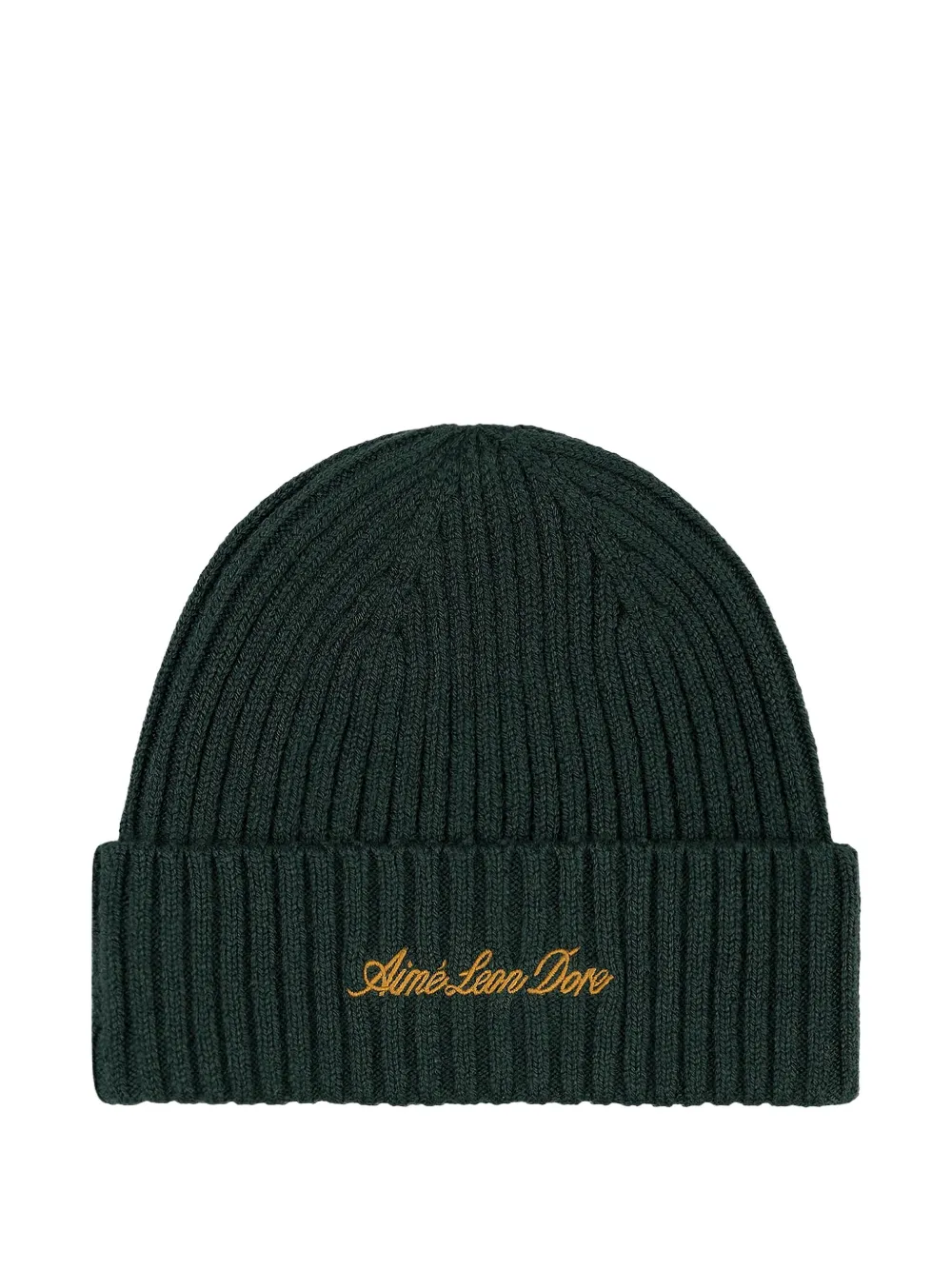 Aimé Leon Dore x Porsche logo-detail beanie - Groen