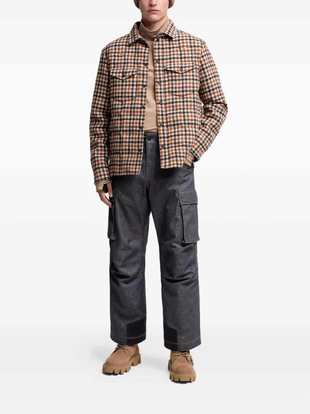 Moncler Grenoble Wattierte Gelt Hemdjacke | Daunenjacken | Image 2