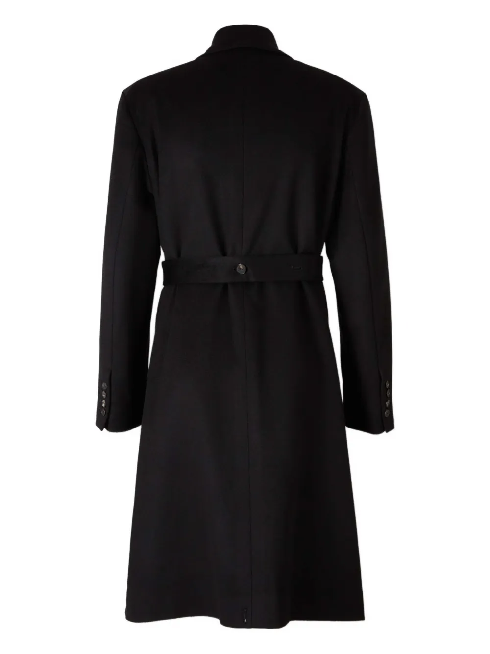 Setchu flap-pocket tie-waist coat | Single Breasted Coats | Image 2