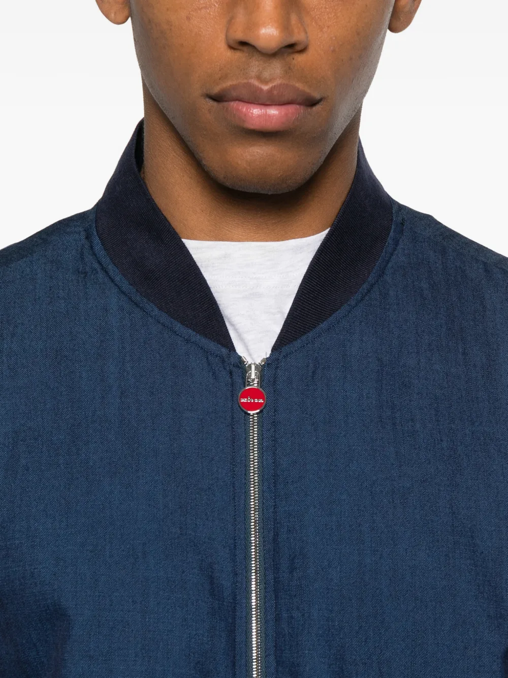 Kiton Jack met rits Blauw