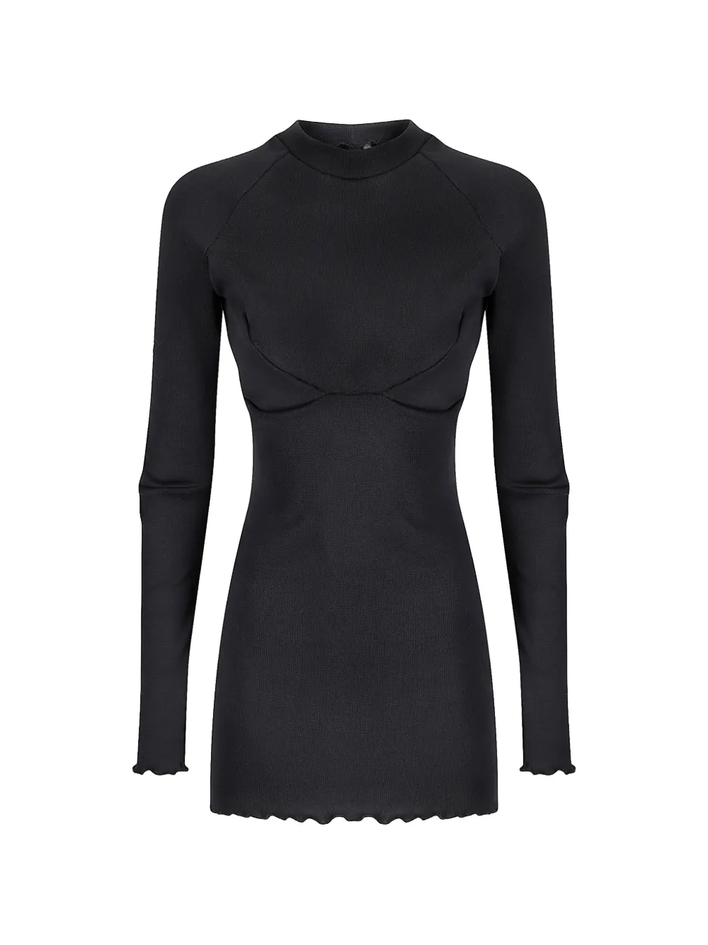 Boysloft crew-neck mini dress - Nero