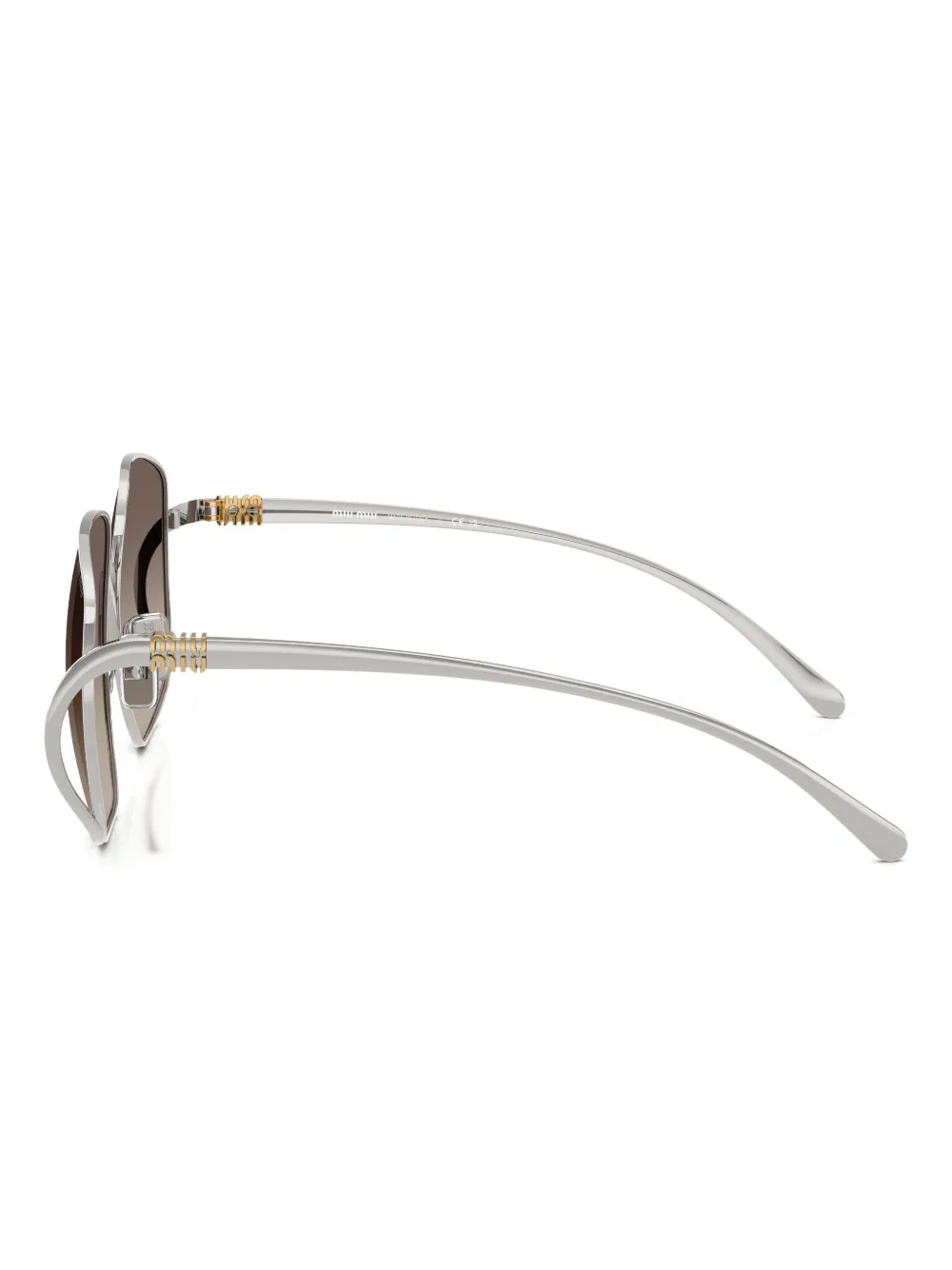 Miu Miu Square-frame Sunglasses In Brown