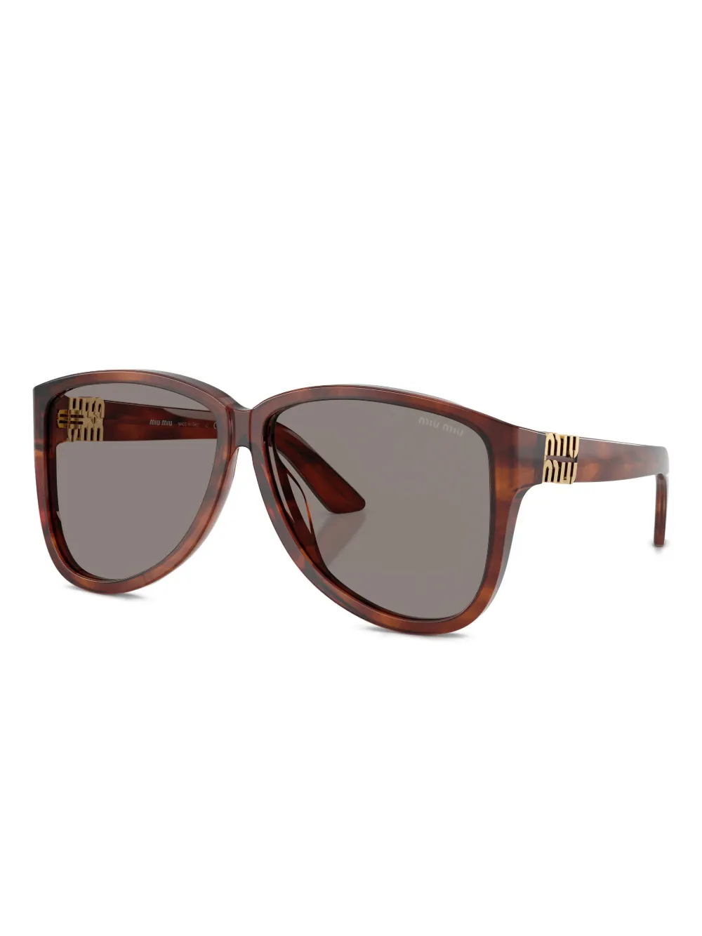 Miu Miu Eyewear tortoiseshell-pattern sunglasses | brun | Image 1