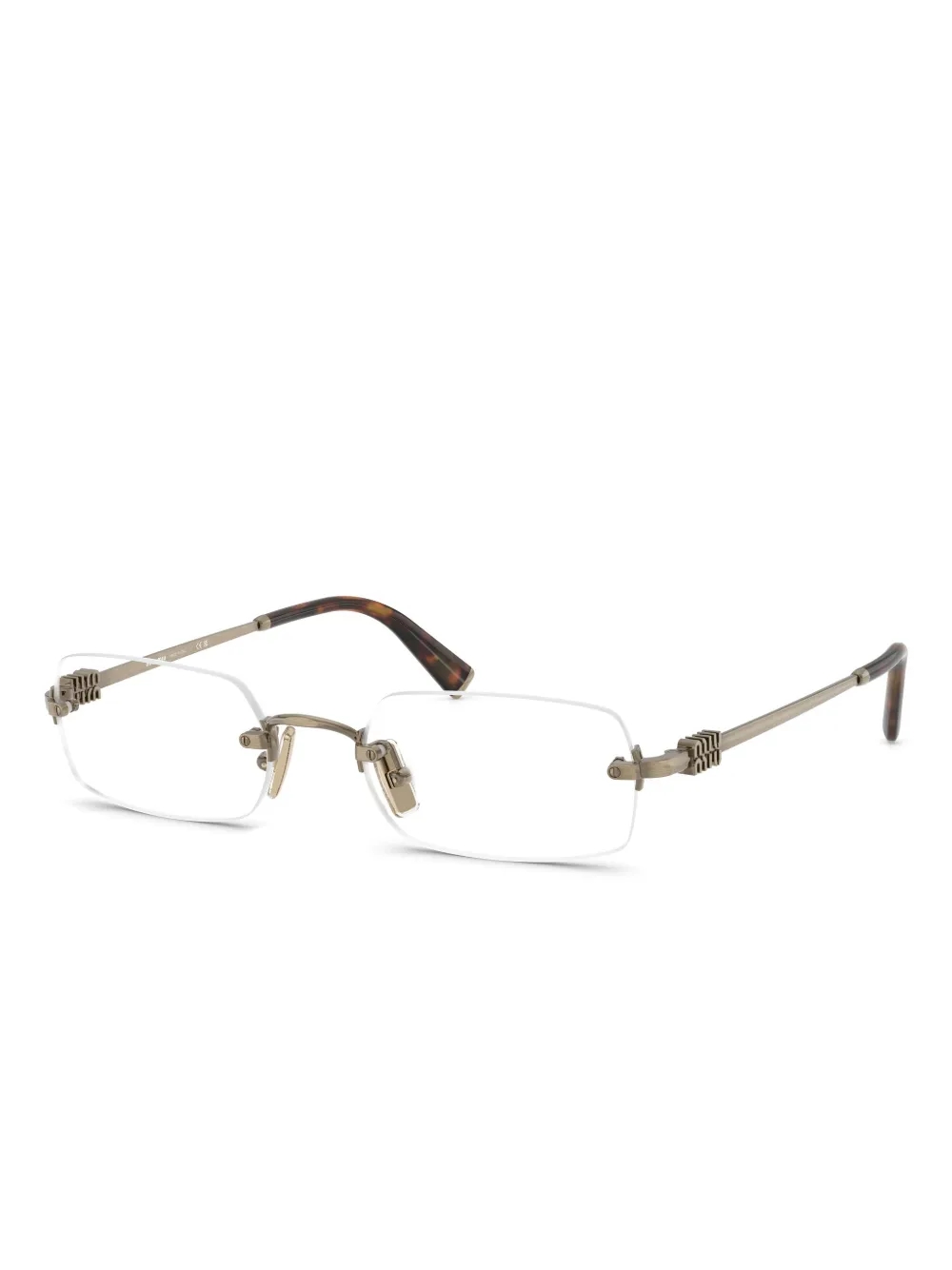 Miu Miu Eyewear rectangle-frame glasses | grå | Image 1